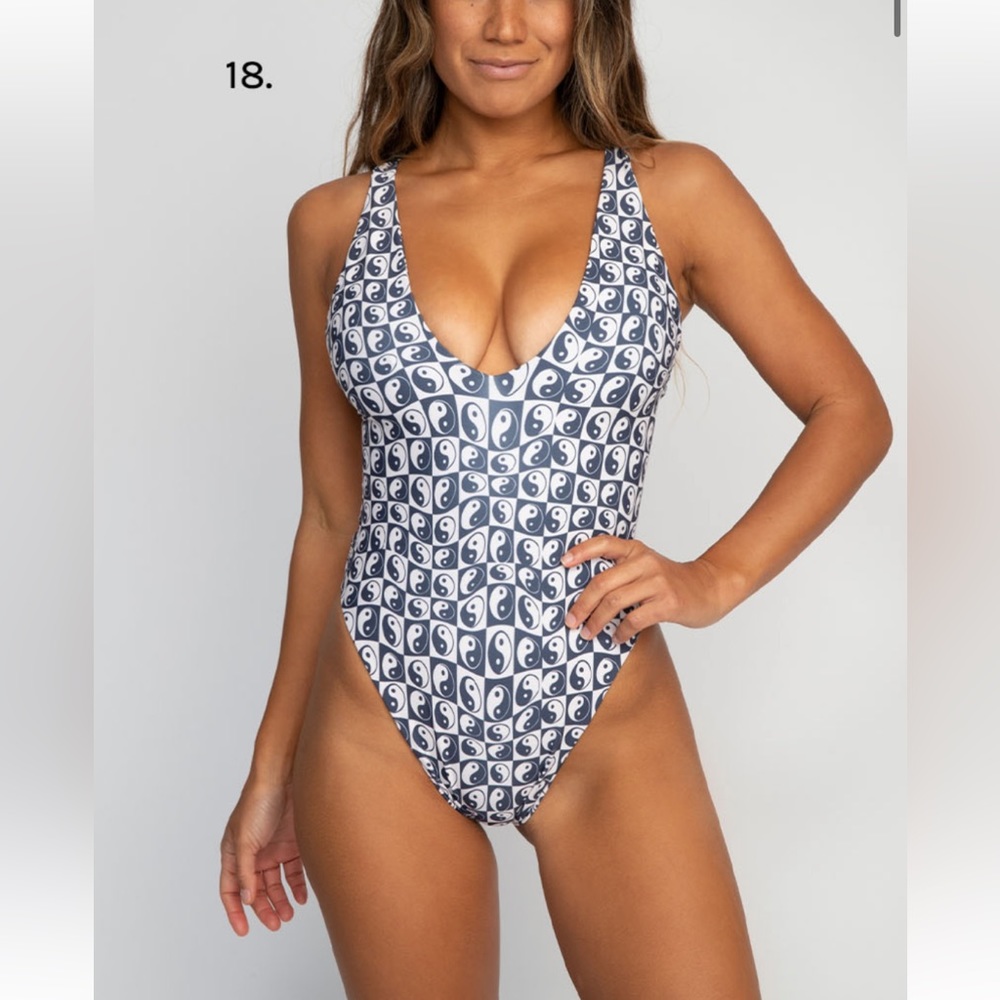 Skatie x The Salty Blonde Yin and Yang Zoey one piece swimsuit
